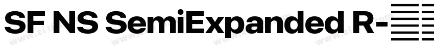 SF NS SemiExpanded R字体转换 SF NS SemiExpanded R字体转换